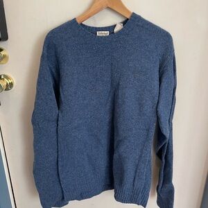 Timberland Men's Denim Blue Crewneck Sweater